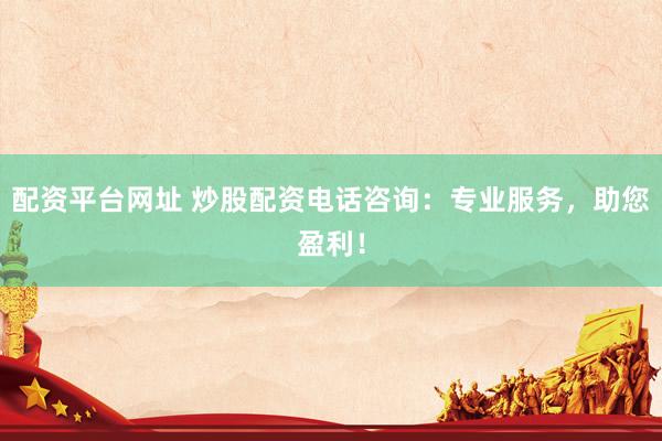配资平台网址 炒股配资电话咨询：专业服务，助您盈利！