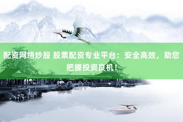 配资网络炒股 股票配资专业平台：安全高效，助您把握投资良机！