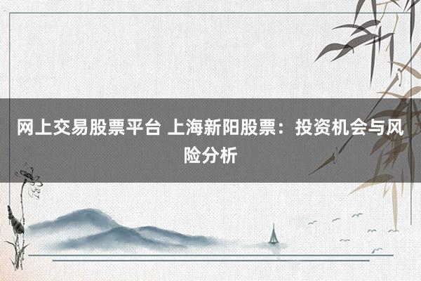 网上交易股票平台 上海新阳股票：投资机会与风险分析
